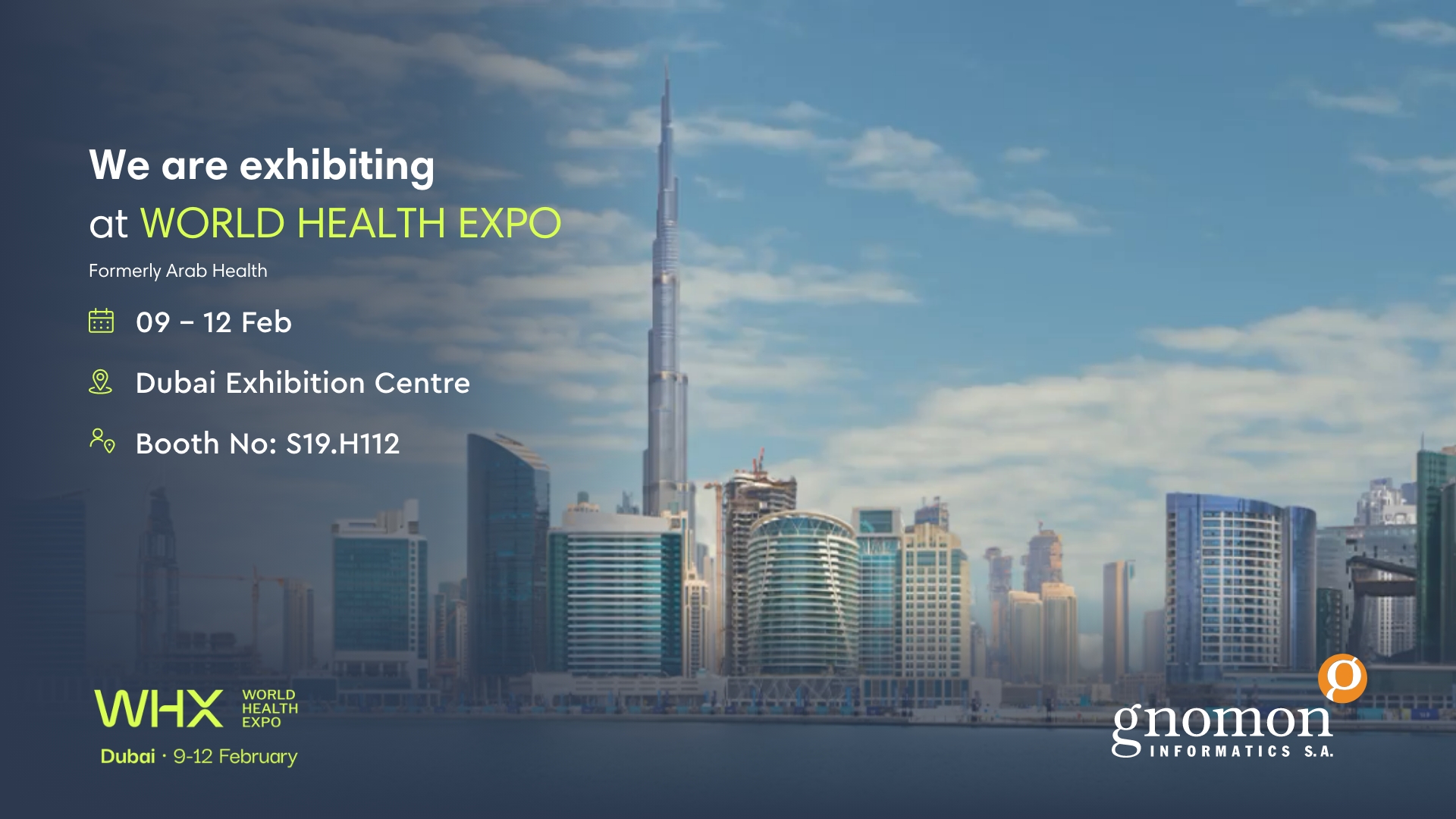 Gnomon Informatics at World Health Expo Dubai 2026 (formerly Arab ...
